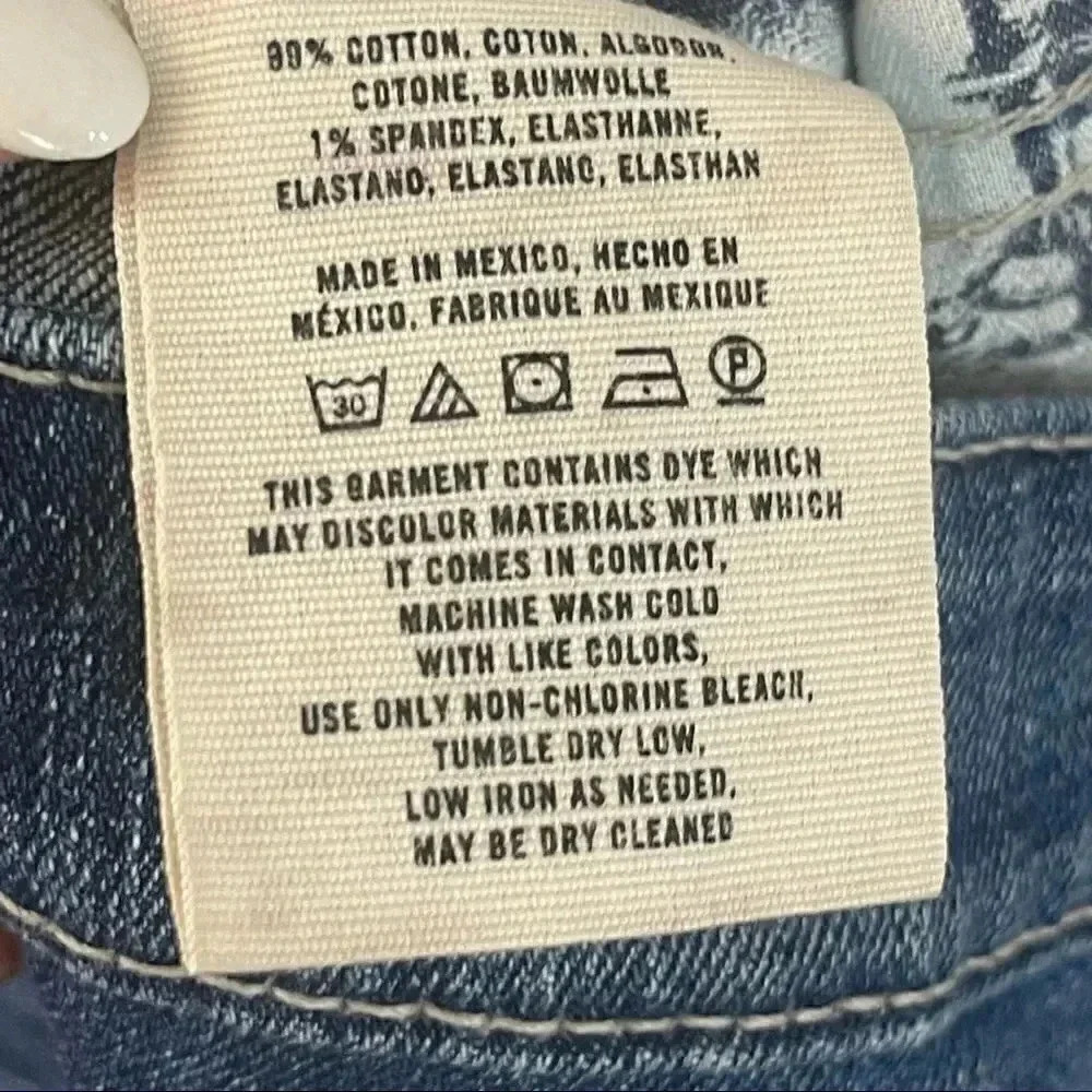 Anthropologie Pilcro and the Letterpress 26 Stet Denim Jean Shorts Distressed - Picture 5 of 8